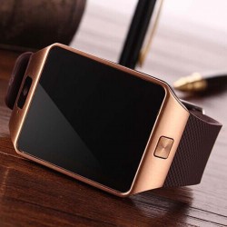 Rel&oacute;gio Smartwatch Bluetooth - Castanho