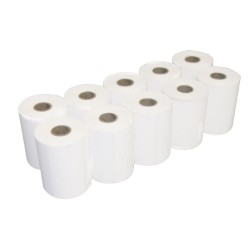 Rolo papel Térmico 57mm x 40 mm - 10 Unid
