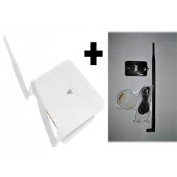 PACK - Antena Wireless / Wifi de longo alcance e Repetidor de sinal - Omni