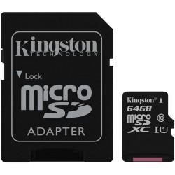 Cart&atilde;o de Mem&oacute;ria Kingston de 64GB