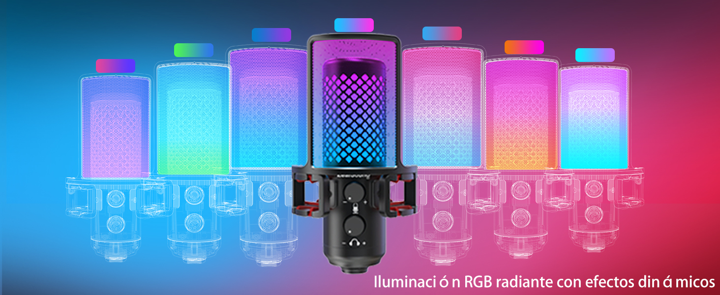 zealsound Micrófono USB Condensador