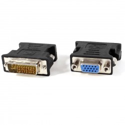Adaptador DVI (24+5 Pinos) Macho para VGA (15Pinos) Femea