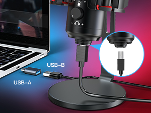 zealsound Micrófono USB Condensador