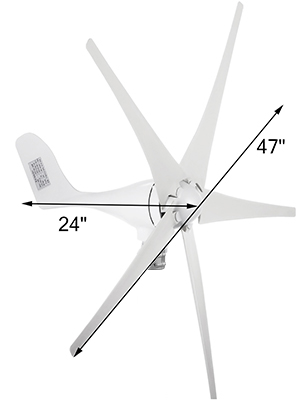 Turbina de vento ajustável