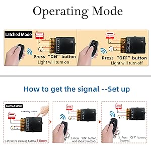 l Interrupteur de télécommande de sécurité facile à configurer
