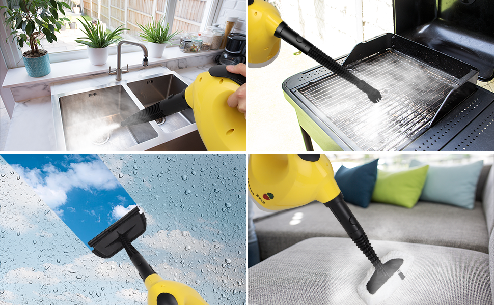 limpeza a vapor manual