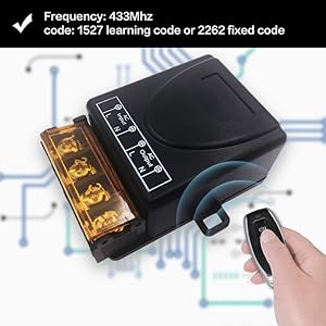 Interrupteur de télécommande 2201H 220V 230V 110V 30A