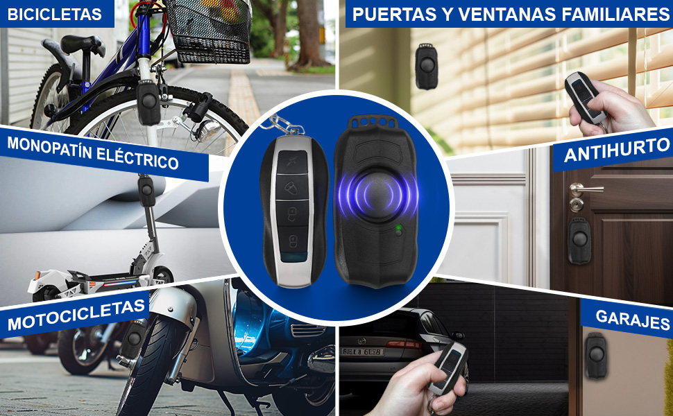 Alarme anti-roubo para bicicletas